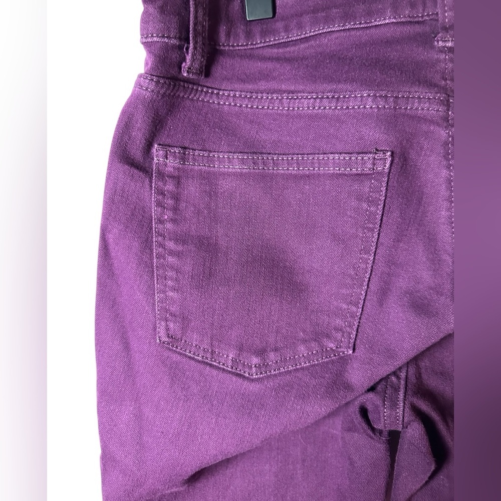 Talbots Simply Flattering Plum Skinny Jeans Size 6P - Picture 5 of 9